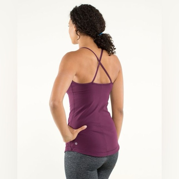 Lululemon Women’s Atma Tank- Plum- Size 12 - Picture 3 of 5